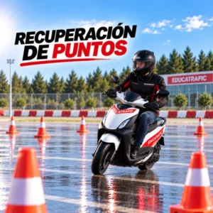 Recupera 2 puntos en tu carnet de conducir (ciclomotor)